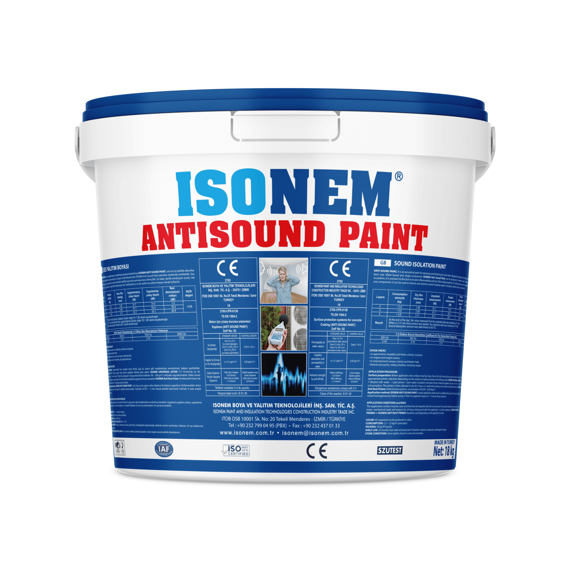 Isonem Anti Sound Paint 10 L