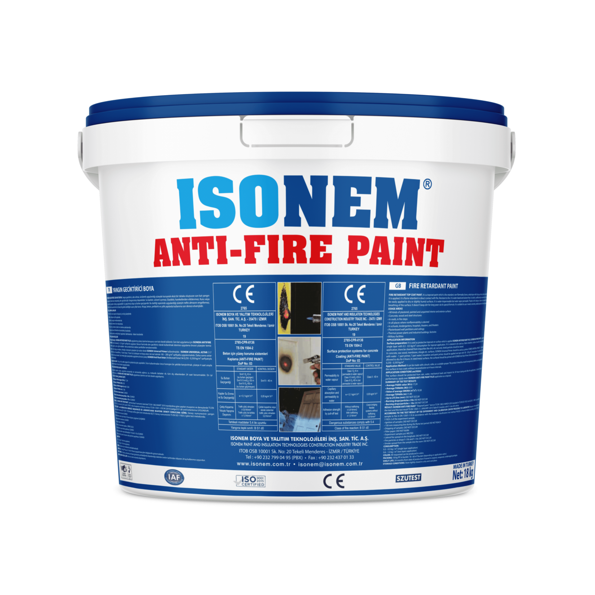 Isonem Antifıre Paint 18 KG