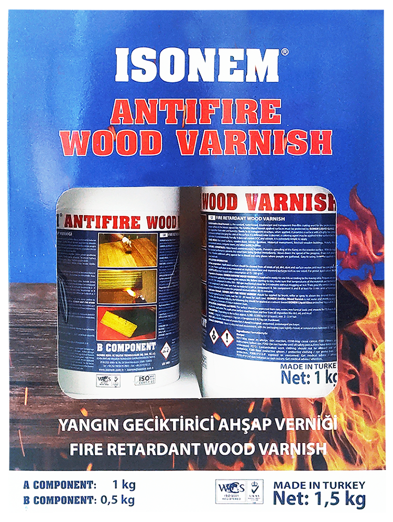 İsonem Antıfıre Wood Varnısh 1.5KG