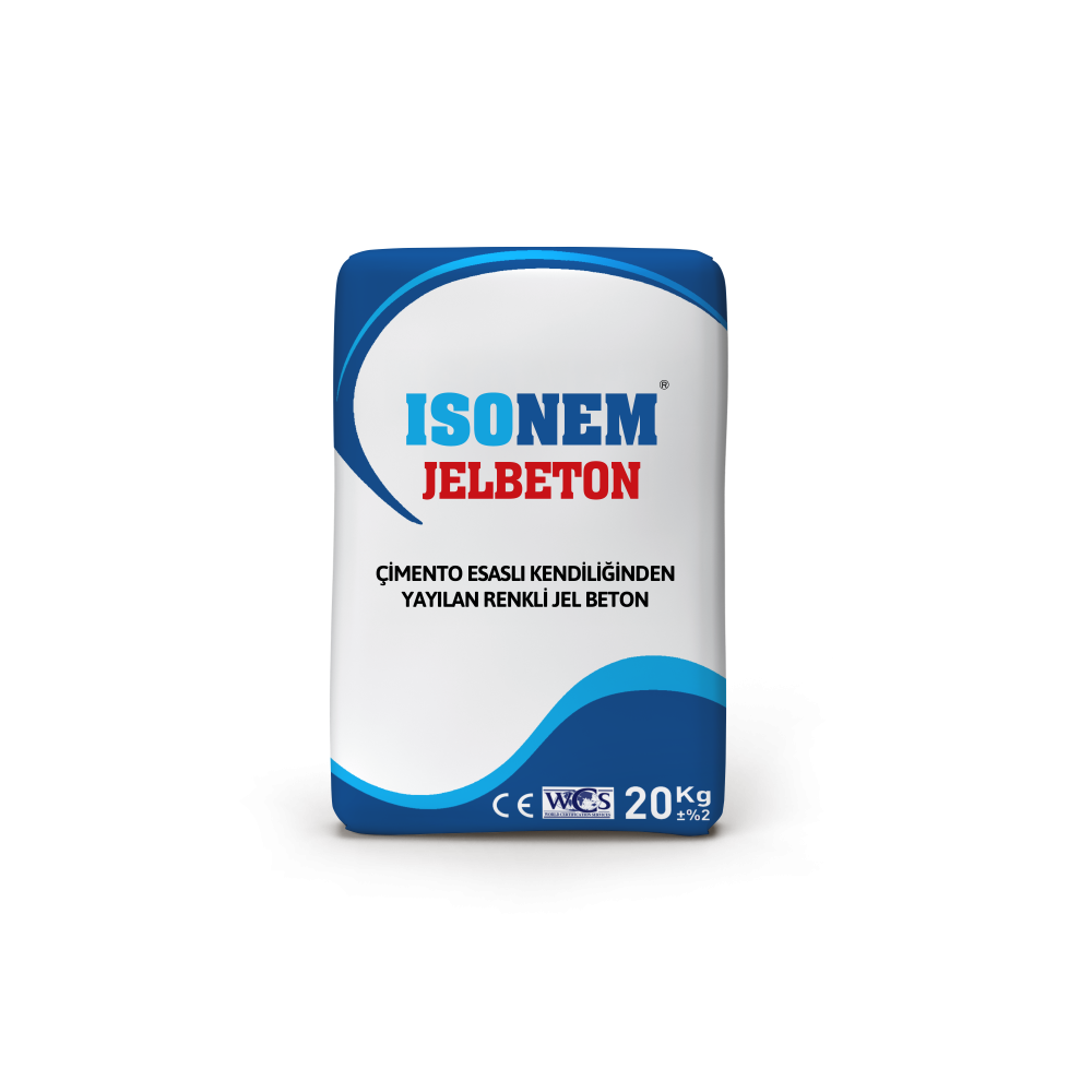 JELBETON-Çimento Esaslı Kendiliğinden Yayılan Renkli JelBeton