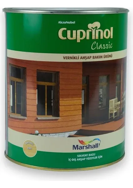 Marshall Cuprinol Vernikli Ahşap Bakım Ürünü Naturel 0,75